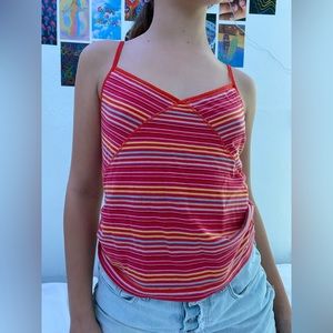 victoria’s secret pink tank top adjustable straps